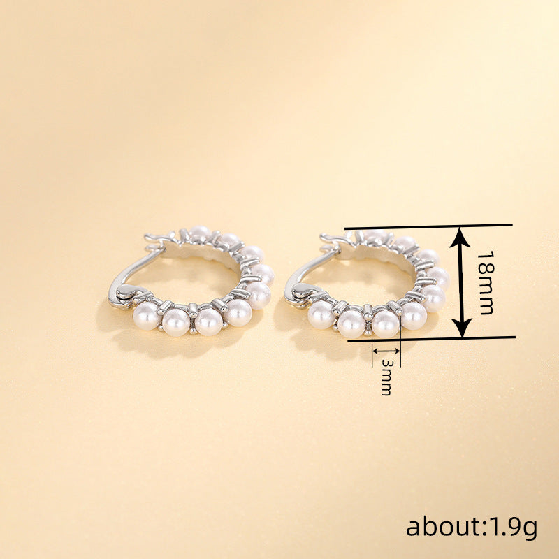 Delicate Artisan Pearl Earring