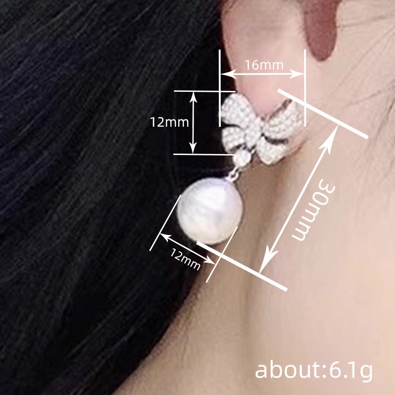 Delicate Artisan Pearl Earring