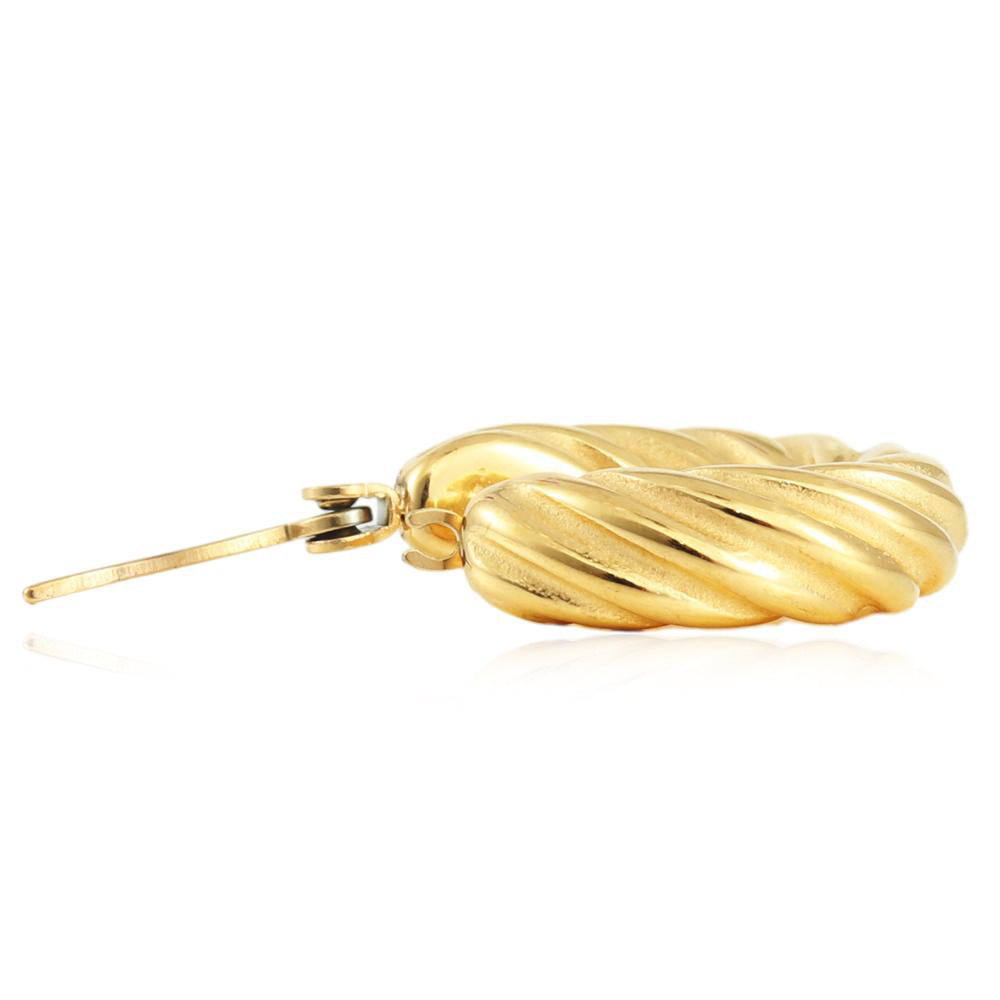 Vintage Handmade Gold Earring
