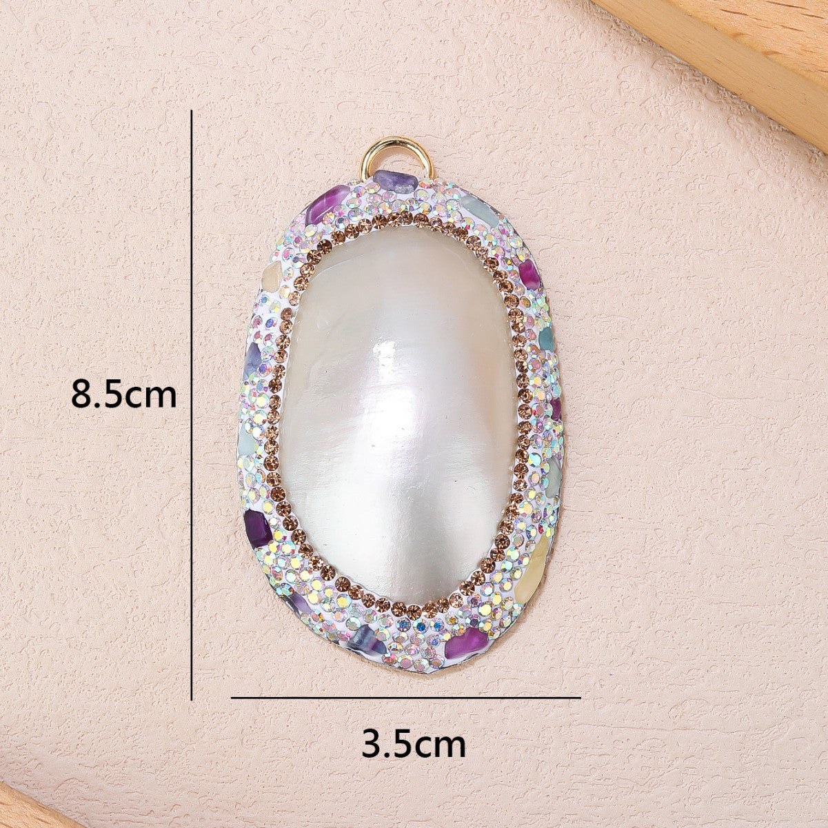 Delicate Artisan Gold Pendant