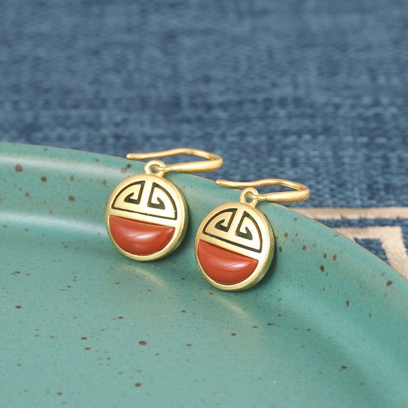 Beautiful Gold Earring with Unique Style