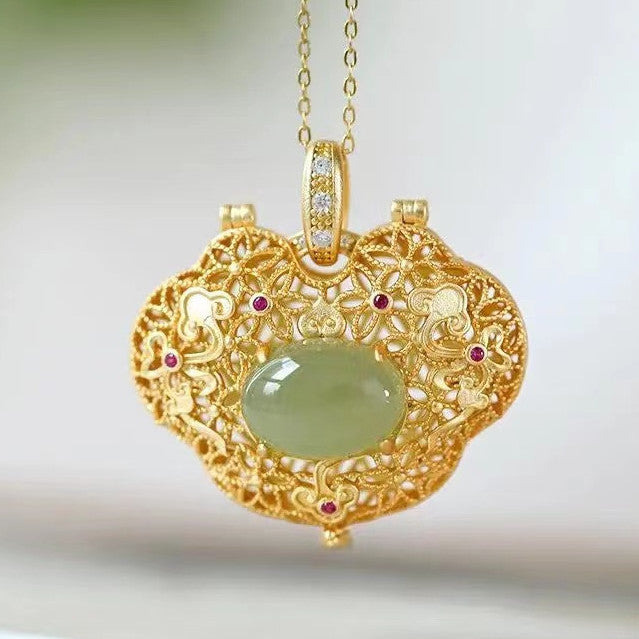 Vintage Handmade Gold Necklace