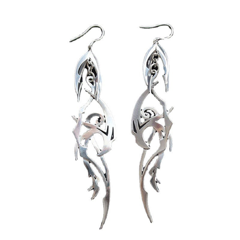 Vintage Handmade Silver Earring
