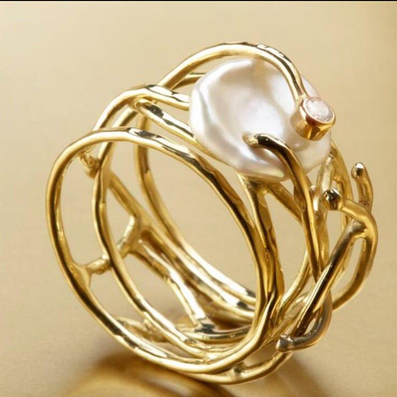 Stunning Pearl Ring for Daily Wear