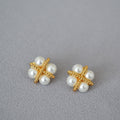 Delicate Artisan Gold Earring