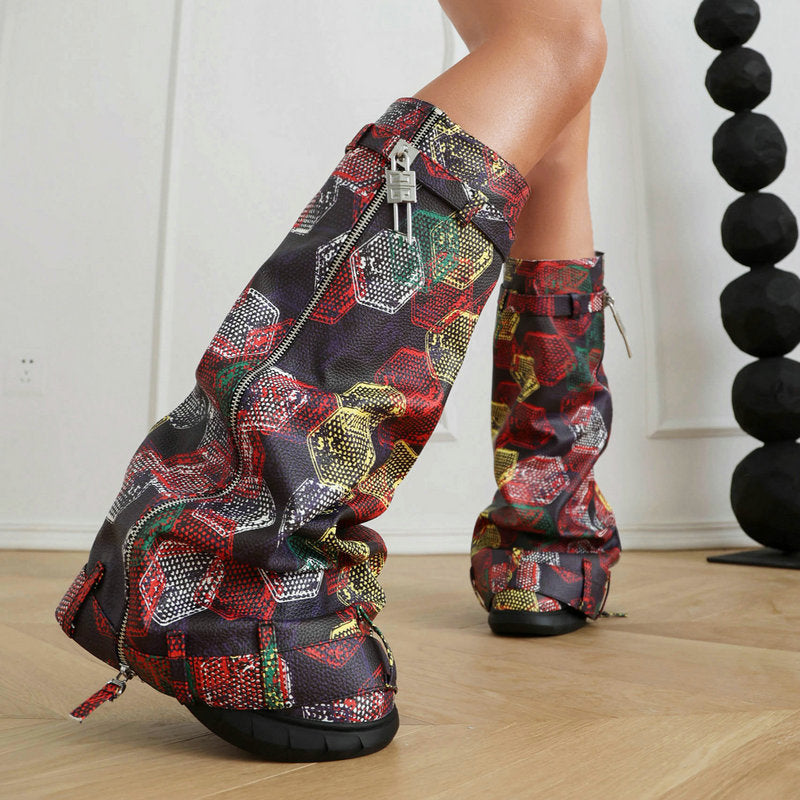 Chic Orthopedic Boots with Unique Design