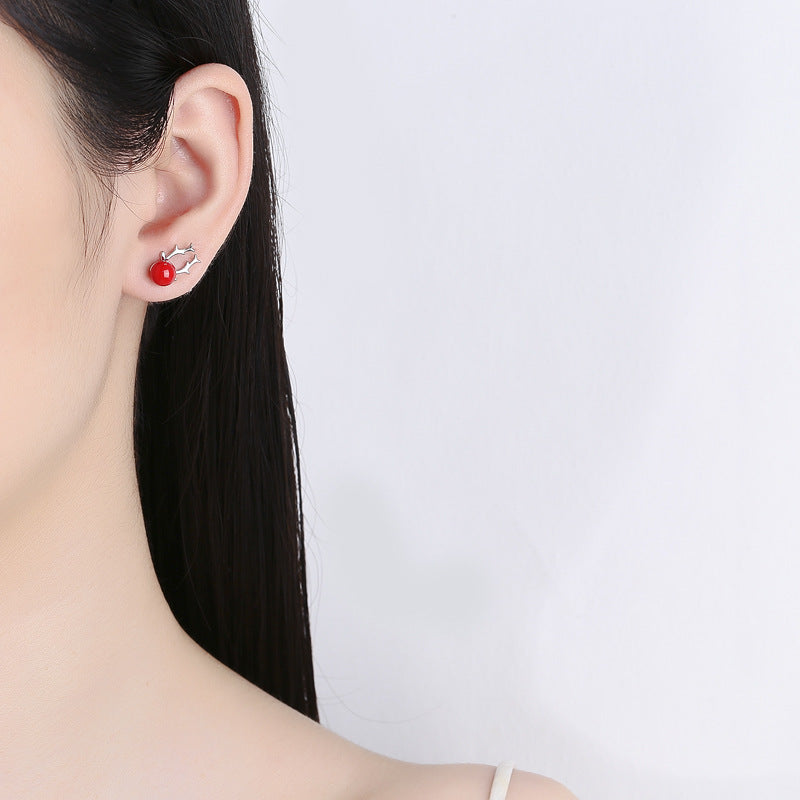 Vintage Handmade Silver Earring