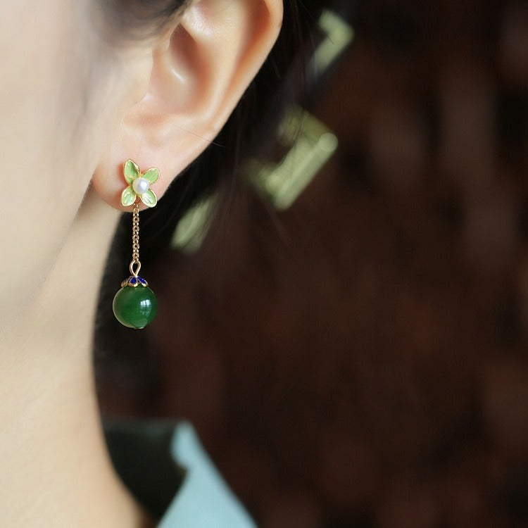 Delicate Artisan Silver Earring