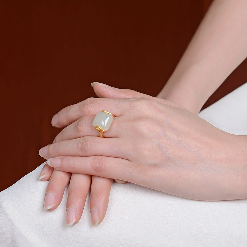 Delicate Artisan Gold Ring