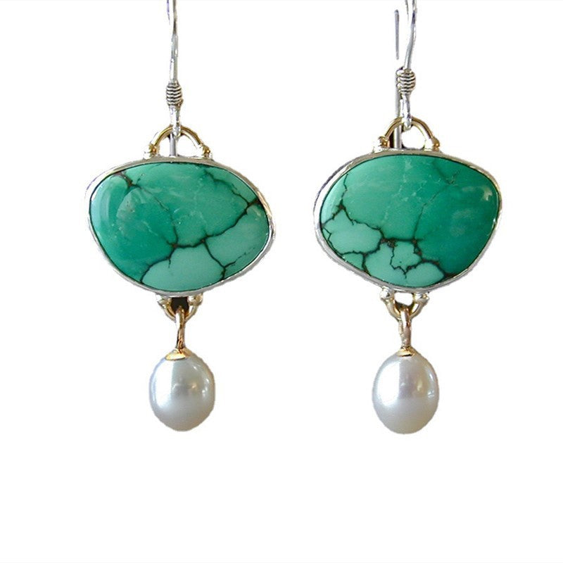 Delicate Artisan Pearl Earring
