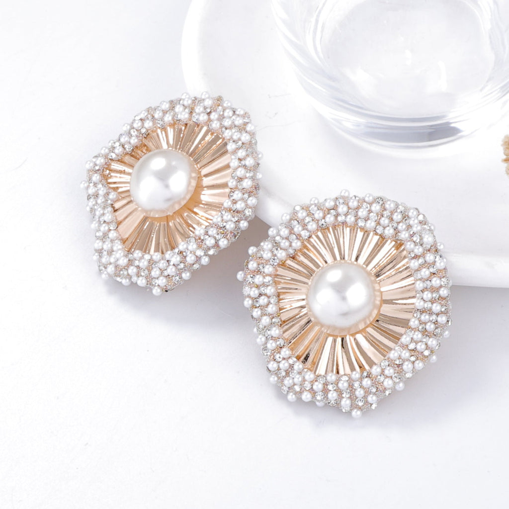 Delicate Artisan Pearl Earring