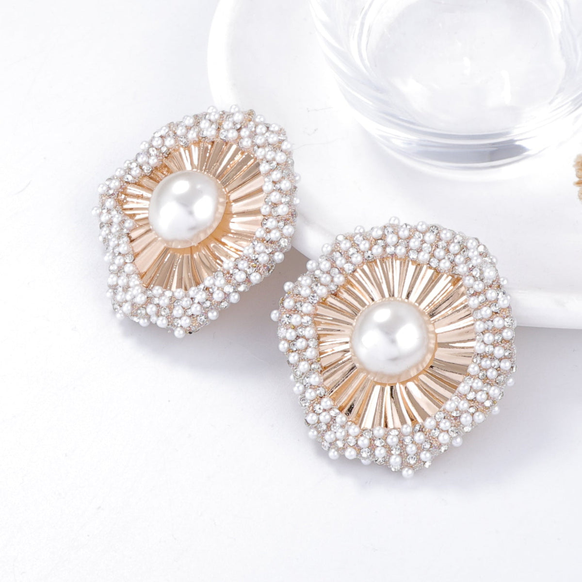 Delicate Artisan Pearl Earring