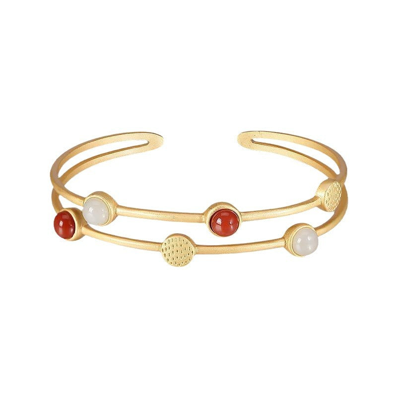 Delicate Artisan Gold Bracelet