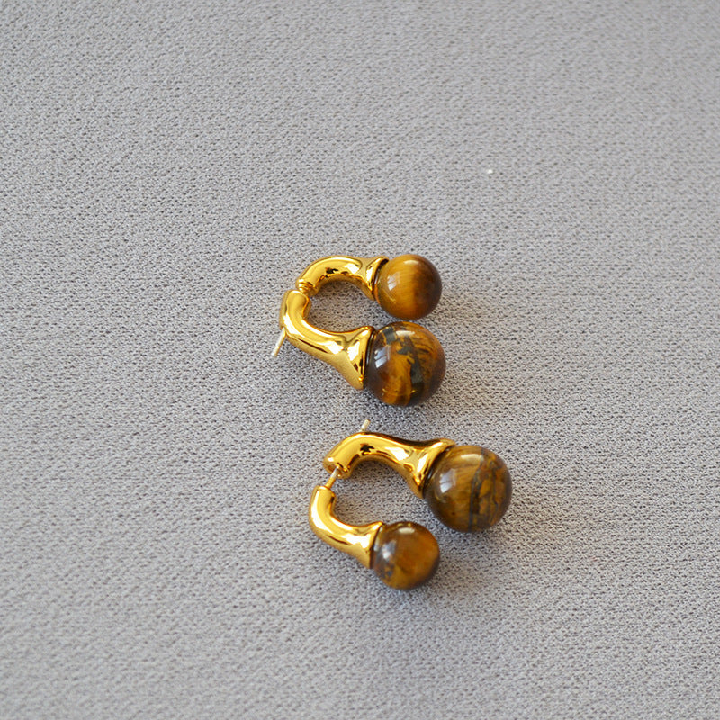 Vintage Handmade Silver Earring