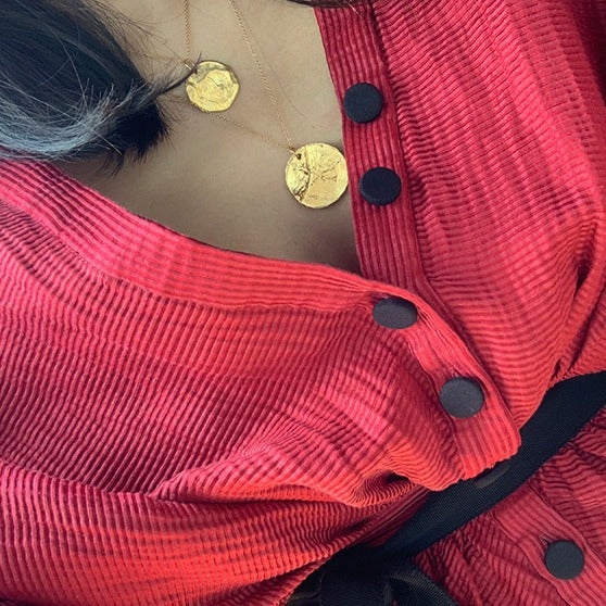 Delicate Artisan Gold Necklace