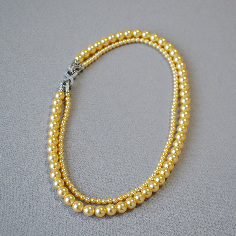 Vintage Handmade Pearl Necklace