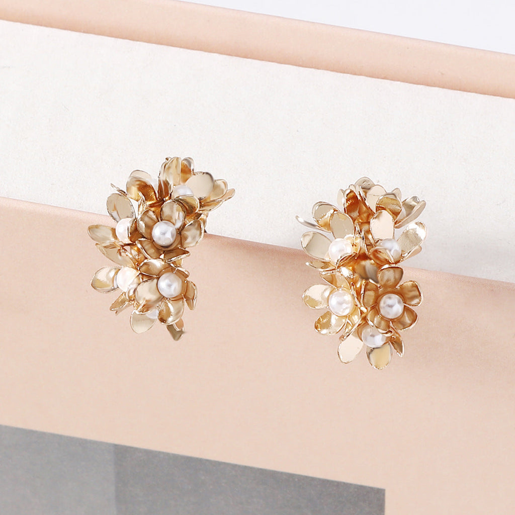 Delicate Artisan Pearl Earring