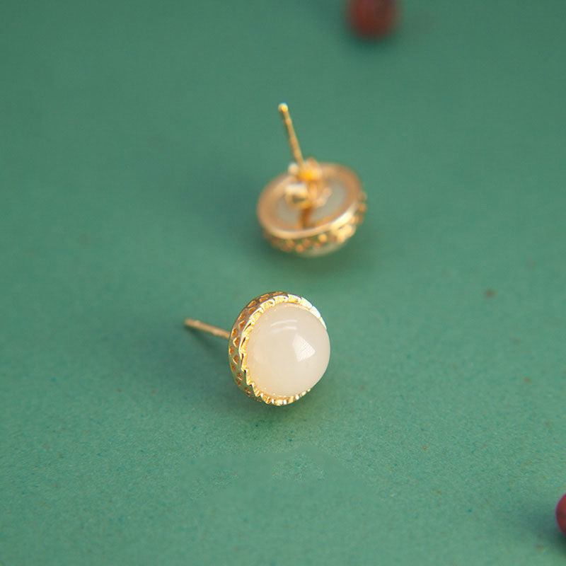 Delicate Artisan Gold Earring