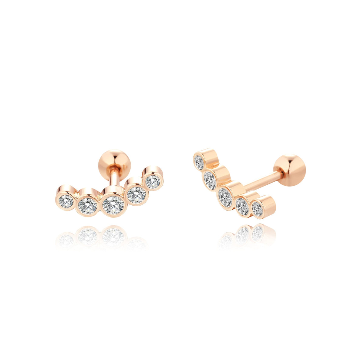 Romantic Gold Earring for Special Moments