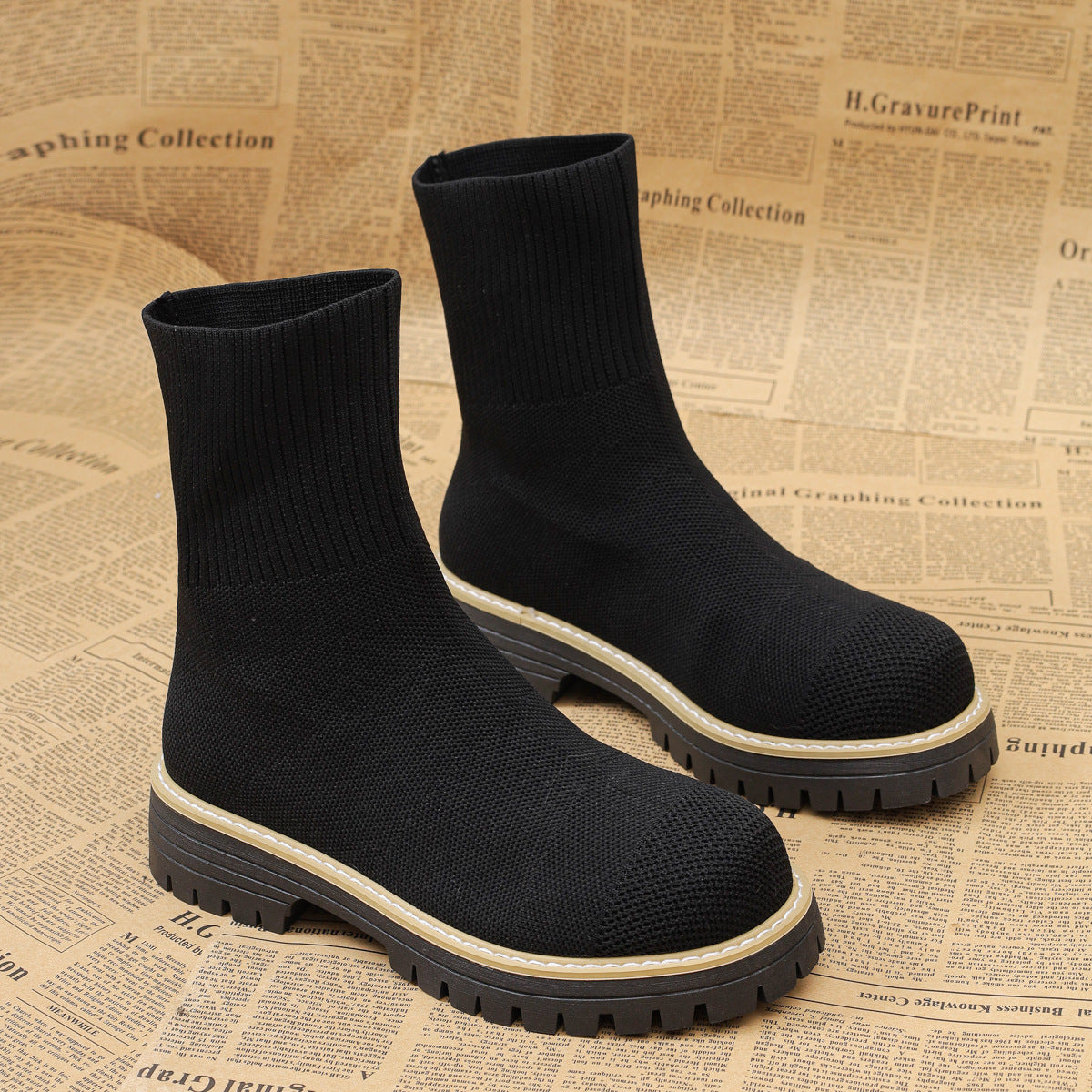 Chic Orthopedic Boots with Unique Design