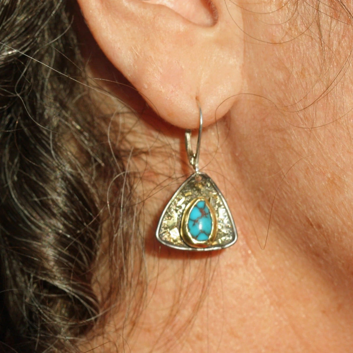 Delicate Artisan Silver Earring