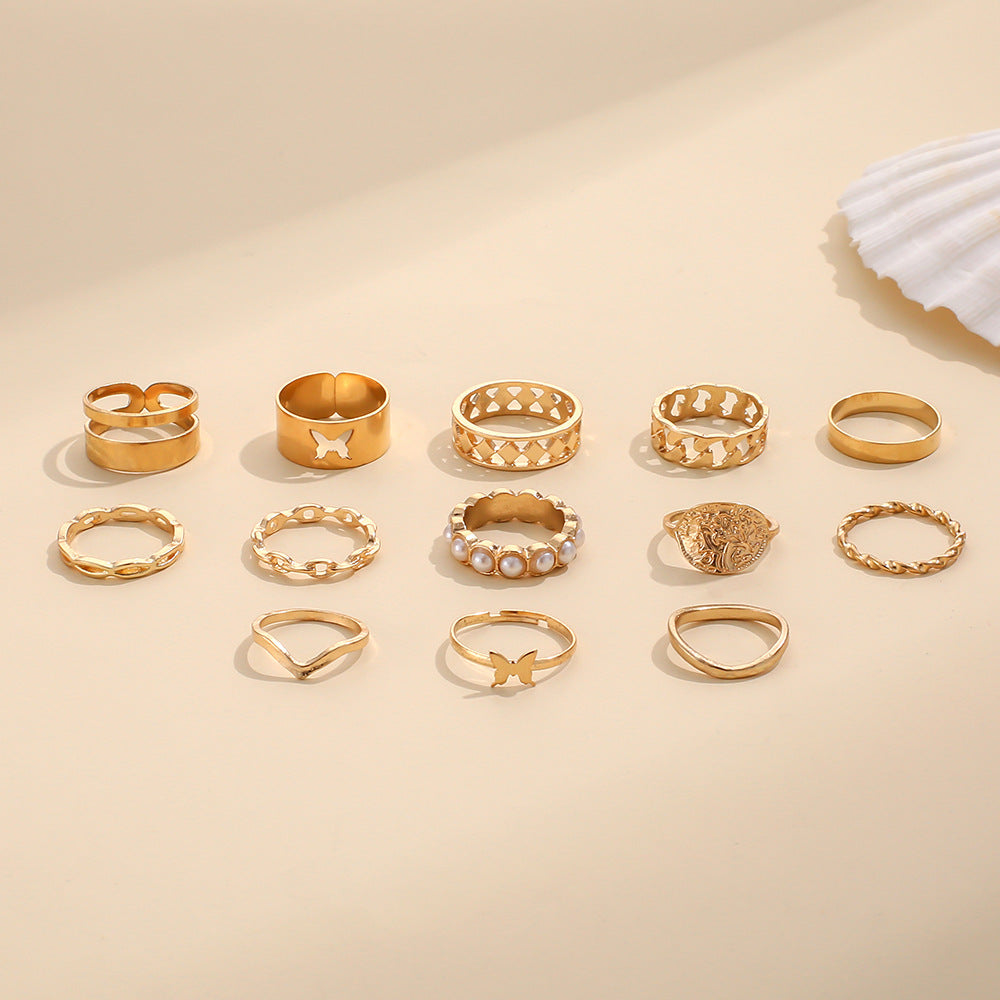 Delicate Artisan Pearl Ring