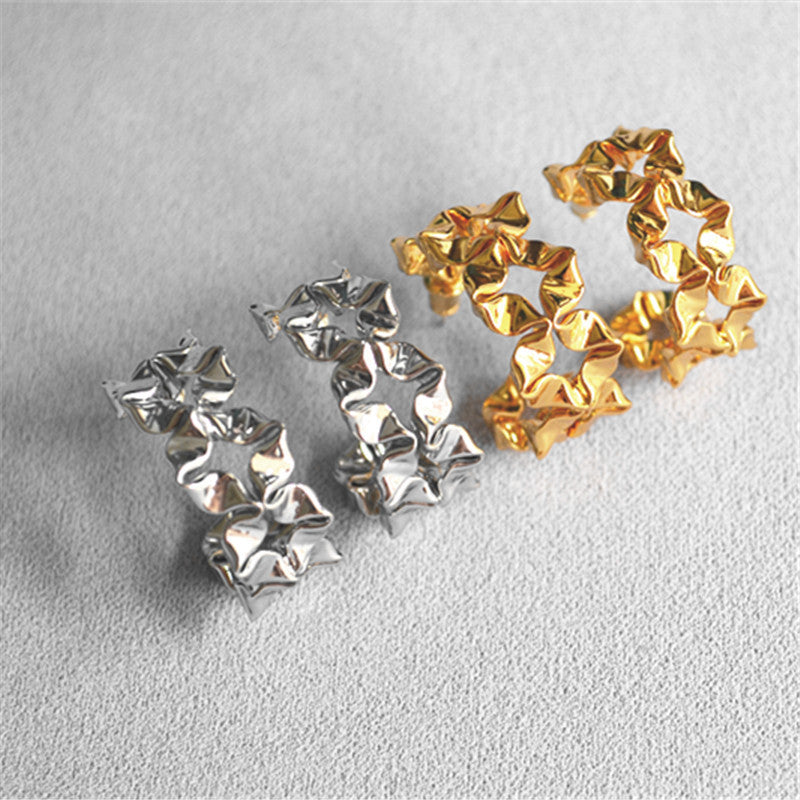 Classic Silver Earring with Timeless Appeal