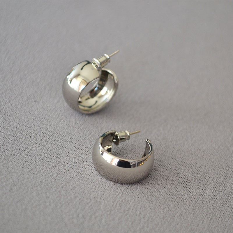 Delicate Artisan Silver Earring