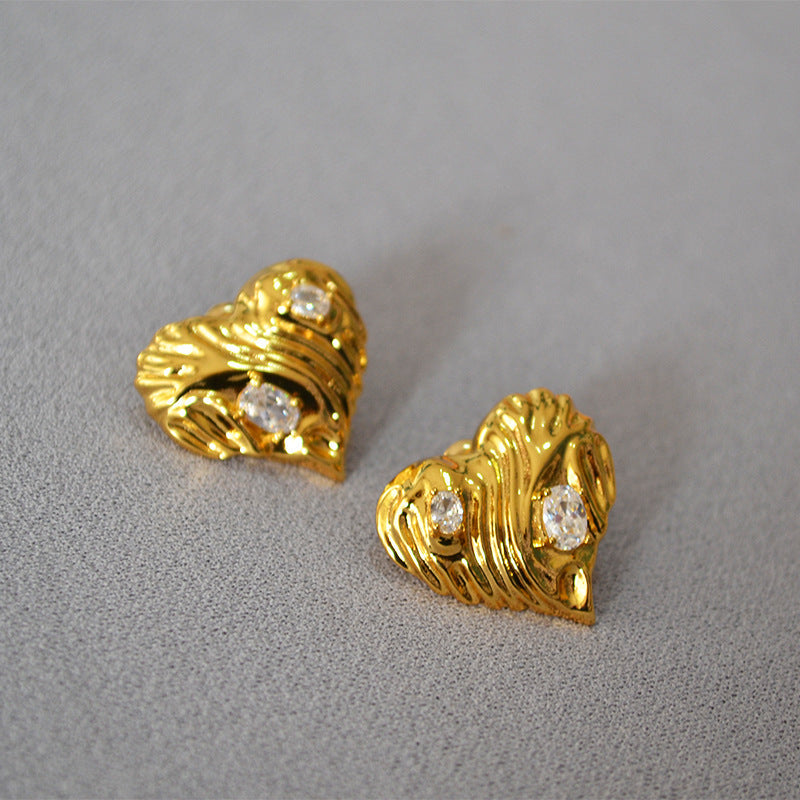 Vintage Handmade Silver Earring
