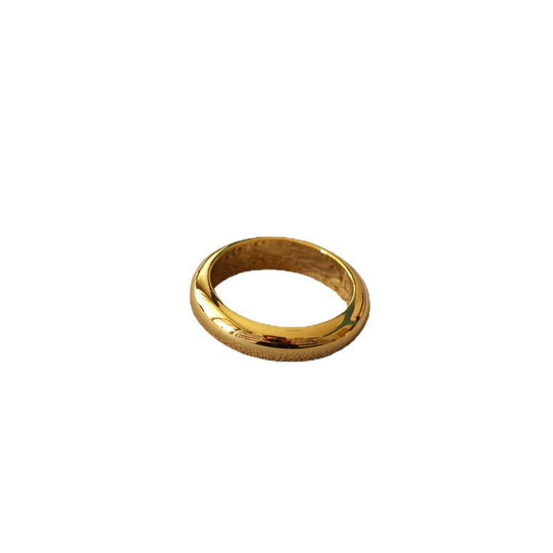 Delicate Artisan Gold Ring