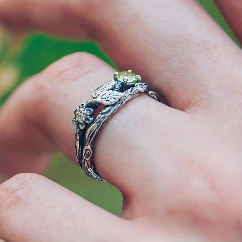 Delicate Artisan Silver Ring