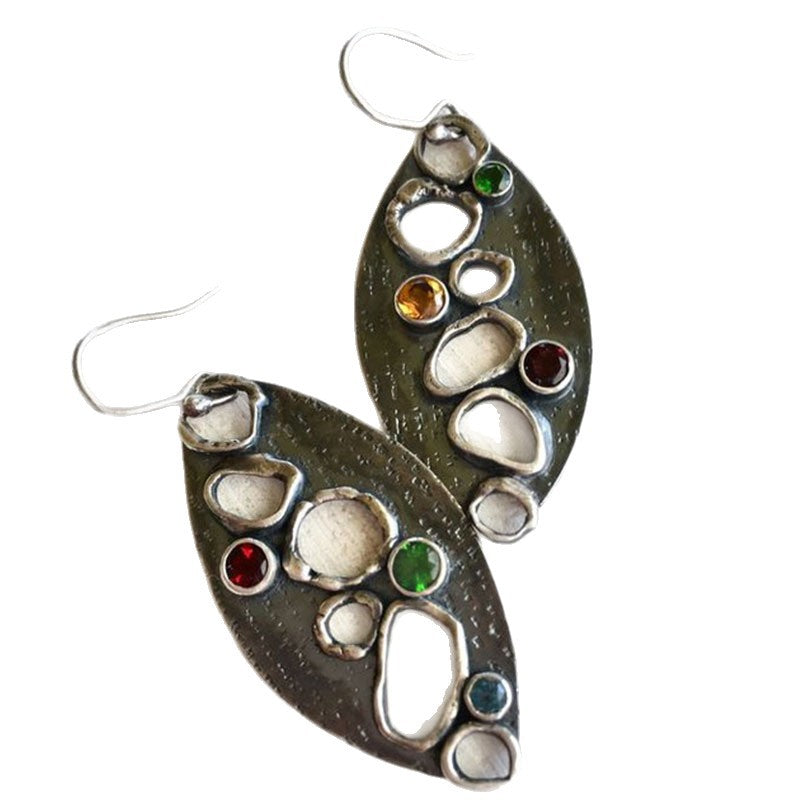 Vintage Handmade Silver Earring