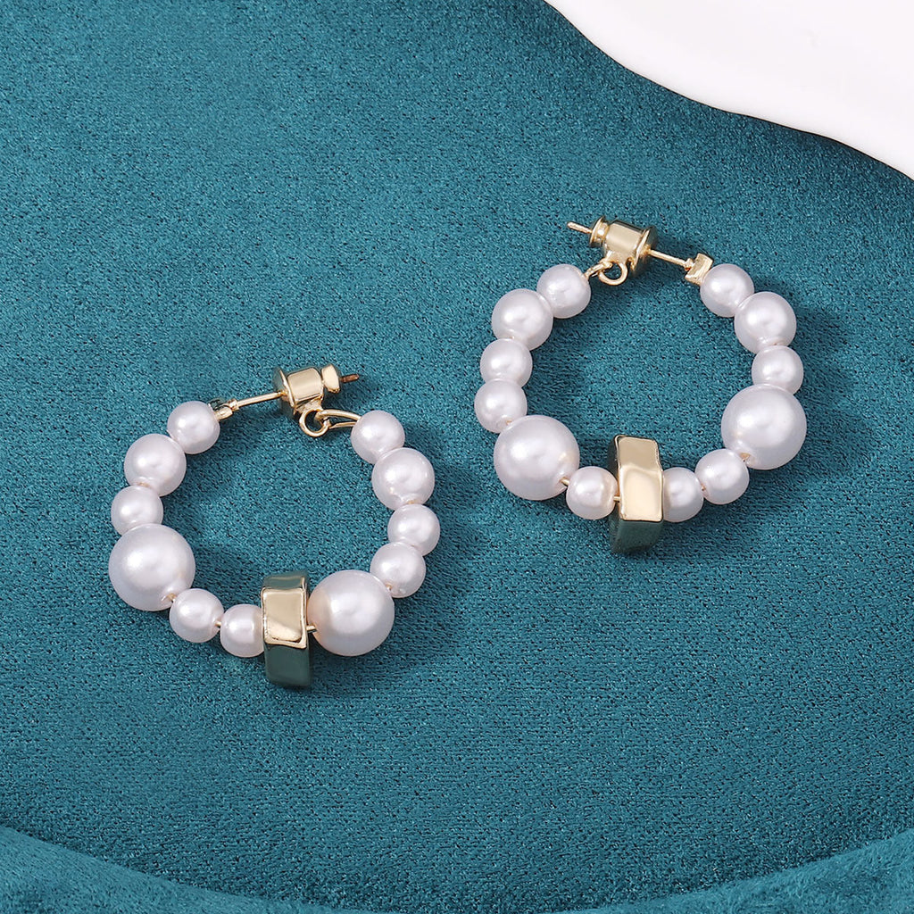 Delicate Artisan Pearl Earring
