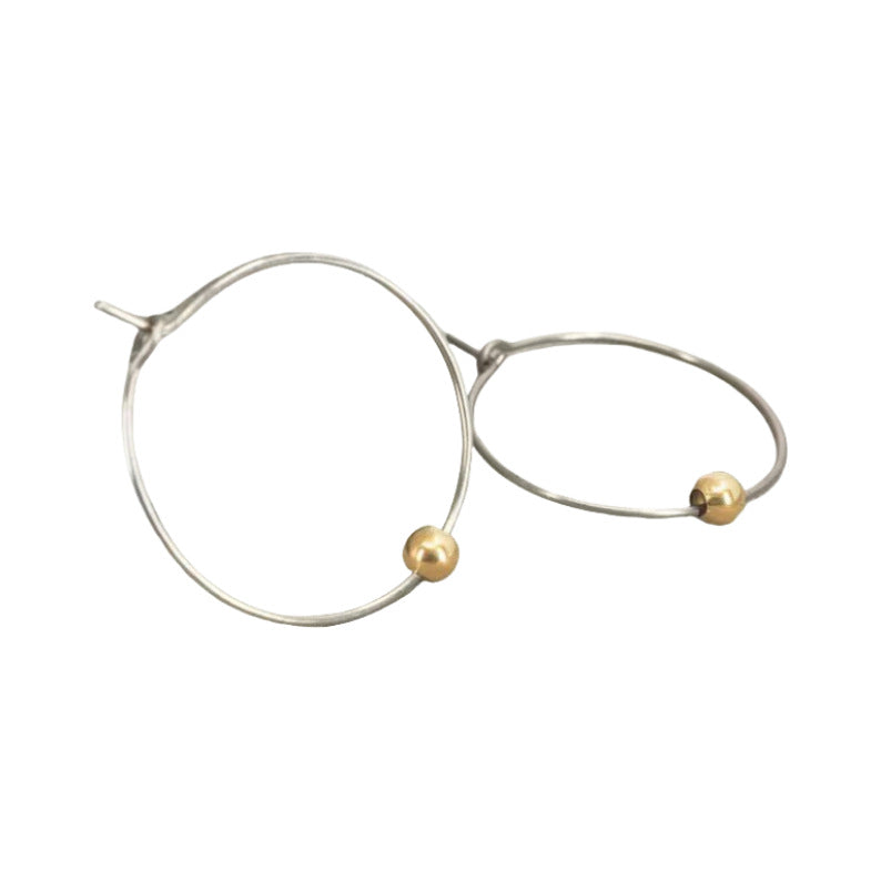 Vintage Handmade Gold Earring