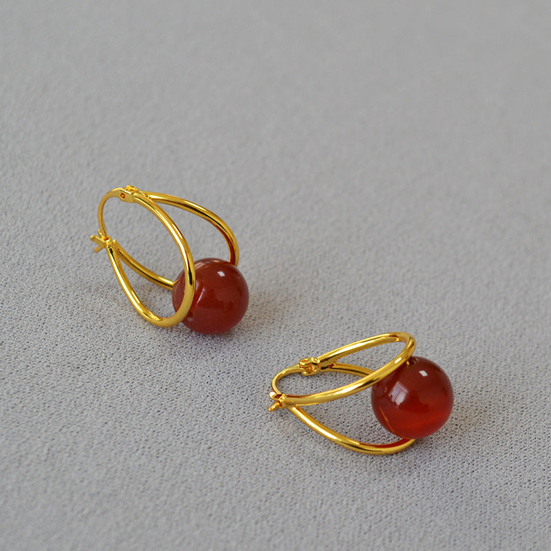 Beautiful Gold Earring with Unique Style