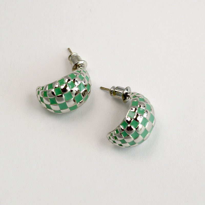 Vintage Handmade Gold Earring