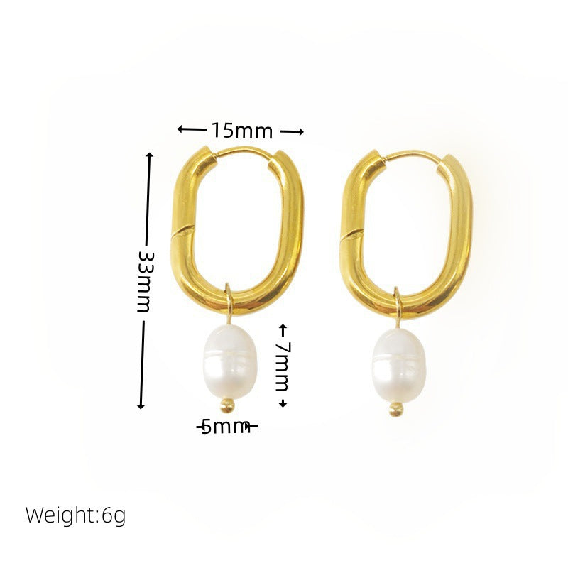 Vintage Handmade Gold Earring