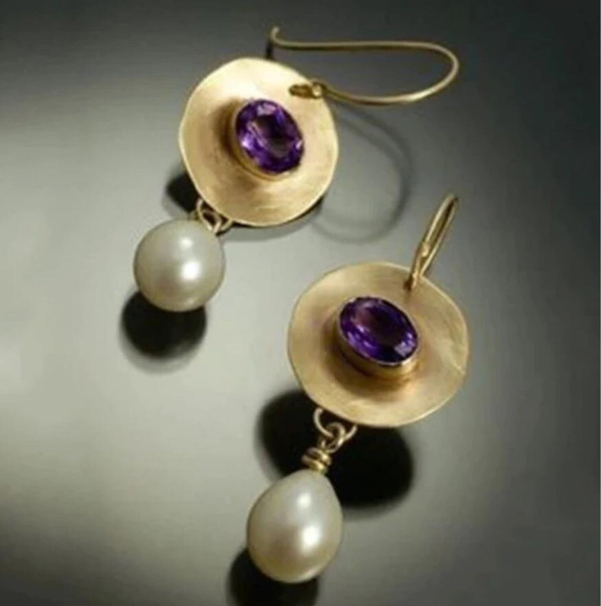 Delicate Artisan Pearl Earring