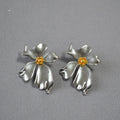 Delicate Artisan Gold Earring