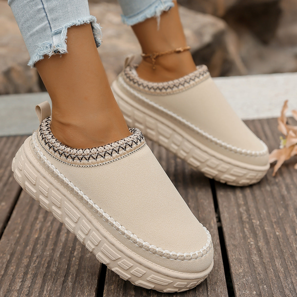 Chic Orthopedic Boots with Unique Design