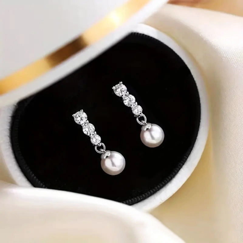 Delicate Artisan Pearl Earring