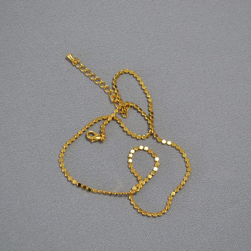 Vintage Handmade Gold Necklace