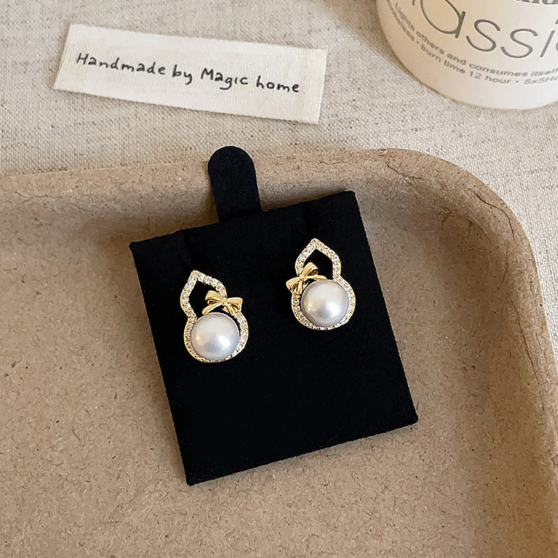 Delicate Artisan Pearl Earring