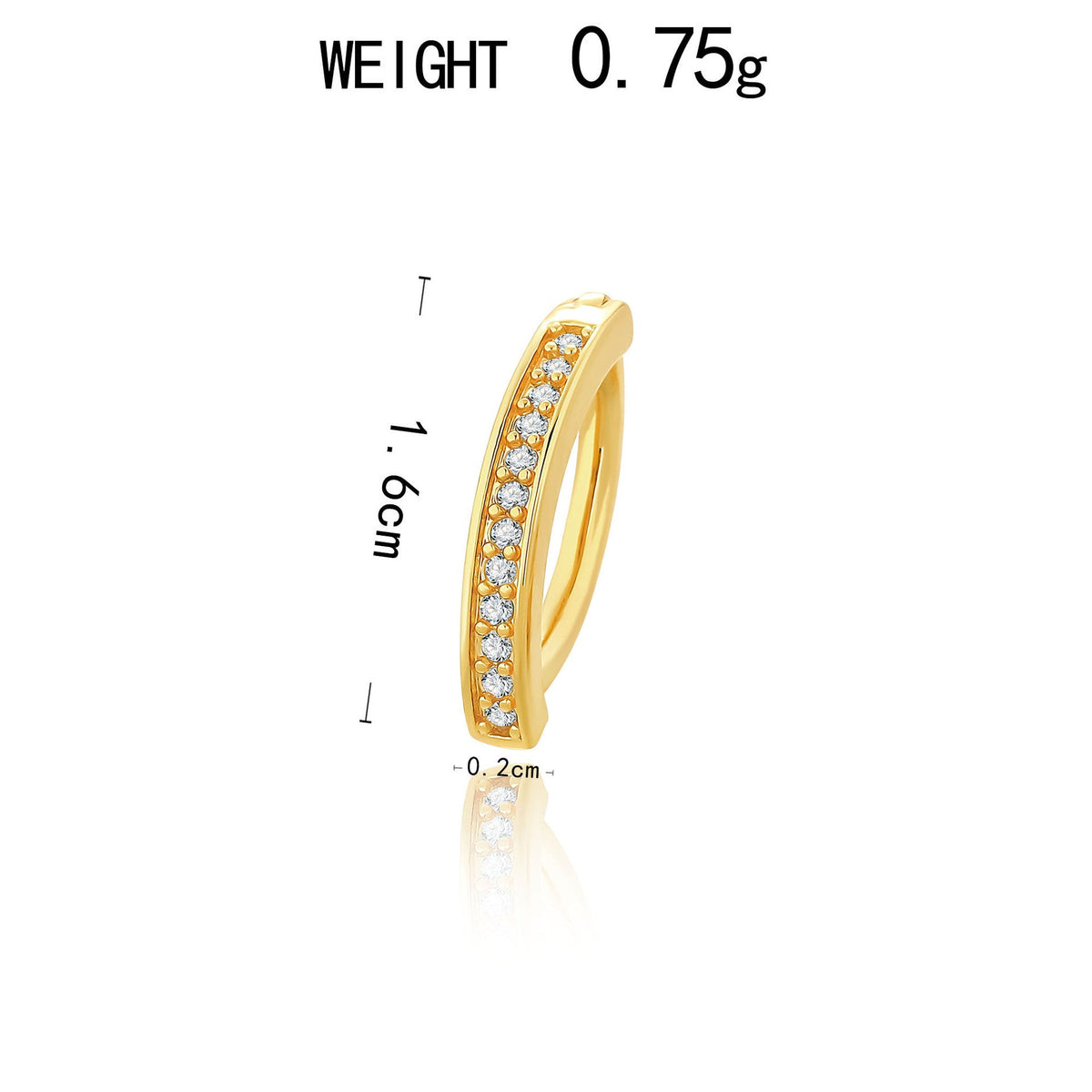 Delicate Artisan Gold Ring
