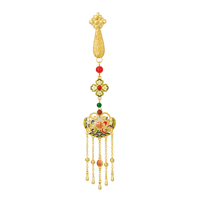 Vintage Handmade Gold Pendant