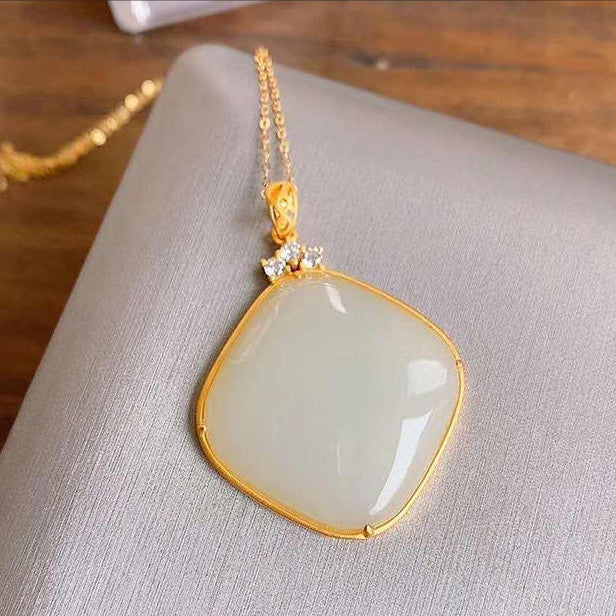 Vintage Handmade Gold Necklace