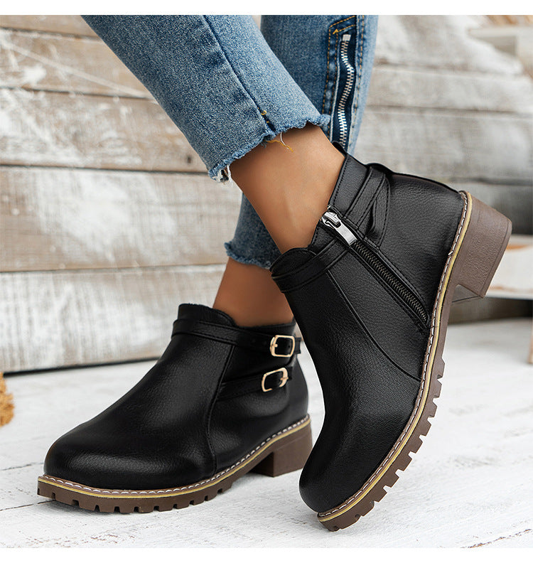 Classic Orthopedic Boots with Timeless Style