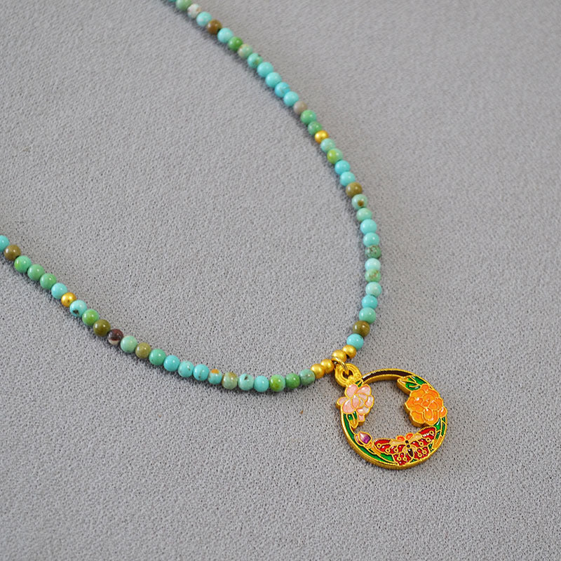 Delicate Artisan Gold Necklace