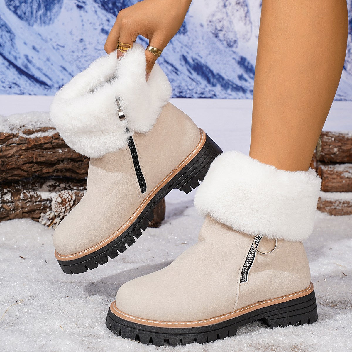 Chic Orthopedic Boots with Unique Design