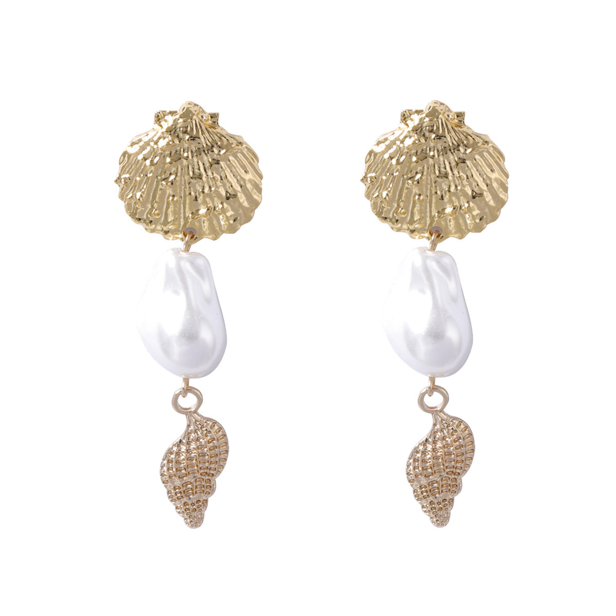 Delicate Artisan Pearl Earring